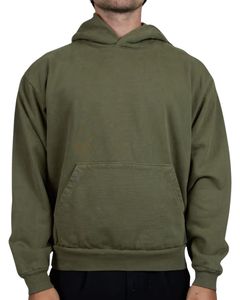 Sudadera con capucha vintage lavada verde, Jersey personalizado de gran tamaño, Sudadera con capucha pesada para hombre y mujer, OEM a granel - Product Image 1