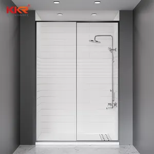 Kingkonree's Superior Marble Shower Coverings: Moisture and Mildew Proof