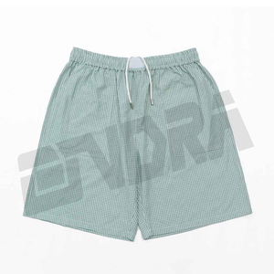 Pantalones cortos de voley para hombre, ropa de playa con estampado geométrico moderno, estilo de verano de secado rápido junto a la piscina, traje de baño audaz esencial, baúl listo para vacaciones - Product Image 2