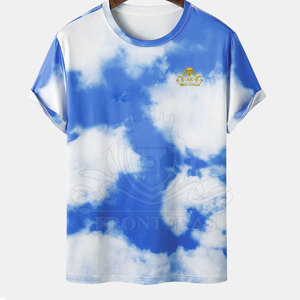 Camiseta de hombre de último diseño 2025, camisetas informales de buena calidad, Camiseta de algodón y poliéster para hombre a la venta - Product Image 1