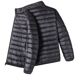 Ropa deportiva informal para hombre, chaqueta cálida de invierno con cremallera y cuello levantado, estilo de calle, chaqueta de talla grande, moda al aire libre para hombre - Product Image 4