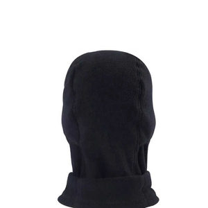 Vente en gros taille personnalisable cagoule à motif uni cagoule intégrale cagoule noire pour unisexe - Product Image 5