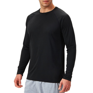 Personalizado para hombres Ropa al aire libre Rash Guard Camisetas Manga larga Cuello redondo Rash Guard Para hombres OEM personalizado - Product Image 5