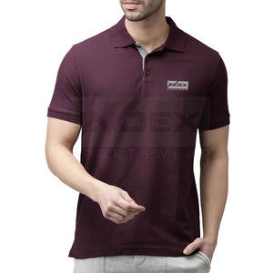 T-shirts polo stylés pour hommes grande taille coton/polyester prix de gros - Product Image 1
