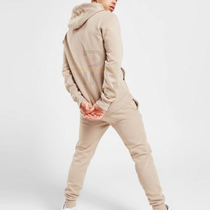Chándal de invierno de 2 piezas de alta calidad para hombre, conjunto de joggers con capucha, ropa de calle informal de algodón 100% transpirable con logotipo personalizado - Product Image 3