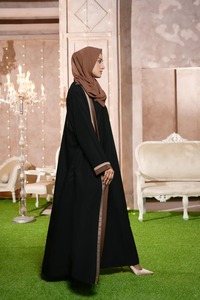 Custom Islamic Clothing Women Muslim <b>Dress</b> Abaya <b>In</b> Bulk Quantity 2025 New Islamic Clothing Muslim Women Long Sleeve Abaya - Product Image 2
