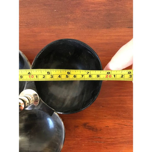 Bol rond en métal de conception antique brun jaune ustensiles de cuisine pour servir des aliments hôtel Ware décor à la maison OEM accepté plateaux plateau - Product Image 4