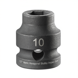 Facom 1/2'' Metric Hexagonal Stubby <b>Impact</b> <b>Socket</b> - Product Image 2