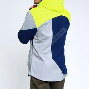 Chaquetas Cortavientos con Capucha Reflectantes Personalizadas a Bajo Precio para Hombre, Ropa de Trabajo de Invierno con Opciones de Color Neón - Product Image 4