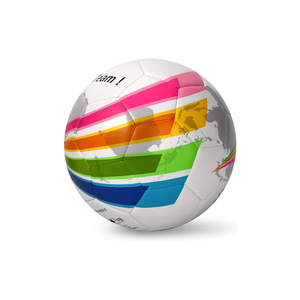 PK-pelota de fútbol con logotipo personalizado, pelota colorida de entrenamiento, barata, hecha en paquistaní - Product Image 2