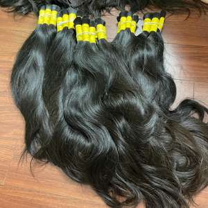 Extensions de cheveux vietnamiennes à donneur unique de la plus haute qualité Prix de gros Extension en vrac droite naturelle Luxe prêt à expédier - Product Image 5