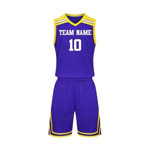 Venta caliente Ropa de baloncesto totalmente sublimada Ropa de uniforme de talla grande de secado rápido personalizada Opción al por mayor disponible - Product Image 2