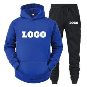 Trajes de sudor ligeros para hombre a precios competitivos, diseño de calidad personalizado, cierre con cordón, posición frontal del logotipo - Product Image 2
