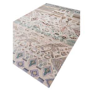 Alfombras Anudadas a Mano de Lana y Seda de Bambú con Patrón Geométrico Manchaha, Rosa y Morado para Uso Doméstico-Les-1995 - Product Image 2
