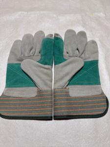 Venta al por mayor Protección Industria DE LA CONSTRUCCIÓN Rigger Seguridad Trabajo Guantes de cuero Material Vaca Split Guantes de trabajo de cuero - Product Image 6