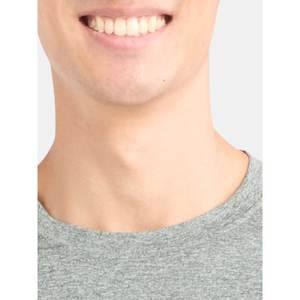 Beige 300g Camiseta de manga corta de algodón pesado Verano Cuello redondo Camisa suelta y base para hombres Mujeres Camiseta básica - Product Image 3