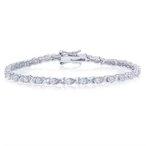 Elegante pulsera personalizada con nombre de diamante del exportador indio, regalo personalizado chapado en oro para hombres y mujeres, el mejor precio disponible - Product Image 4