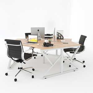 Mesa Minimalista para 3 Personas con Patas de Acero KConcept HBKC022 Requiere Ensamblaje - Product Image 3