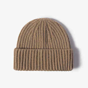 Custom logo Adults Blank Cap High Quality Popular Outdoor Warm <b>Knitted</b> <b>Hats</b> Solid Color Customized Winter Beanie - Product Image 4