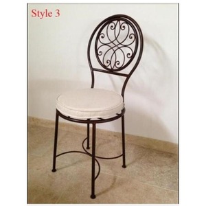 Silla de metal de primera calidad con una fuerte estructura resistente a la corrosión y acabado superior para interiores modernos - Product Image 4