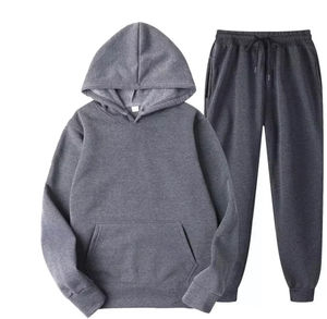 2025 unisexe Tech polaire 2 pièces pull survêtement personnalisé en gros imprimé Logo marque privée épais chaud grande taille hiver - Product Image 6