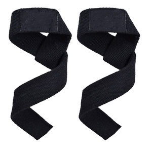 Sangles d'haltérophilie en coton et nylon personnalisées unisexes pour équipement de fitness avec logo, sangles de levage sublimées - Product Image 1