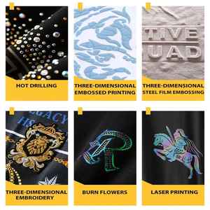 ตัวอย่างเสื้อยืดผู้ชายผ้าฝ้าย / ไม้ไผ่ไฟเบอร์ฟรีจากปากีสถานเสื้อยืดพิมพ์ลายพัฟและเสื้อยืดพิมพ์ลายการถ่ายเทความร้อนพร้อมค - Product Image 3