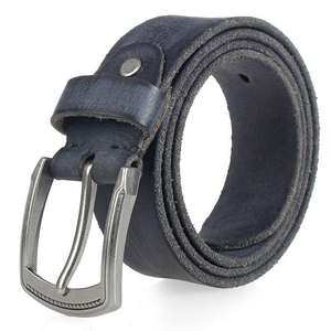 <b>Mens</b> <b>Leather</b> <b>Belt</b> Adjustable Fit Strong Material Elegant Buckle Formal Casual Apparel Manufacturing OEM ODM Wholesale - Product Image 4