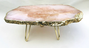 2025 Venta caliente soporte de pastel de ágata soporte de exhibición de servicio de boda decoración de mesa decoración de centro de mesa de boda - Product Image 5