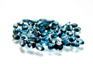 อัญมณีทอปาสสีน้ําเงินลอนดอนที่น่าสนใจหินรูปไข่พลอยทอปาสสีน้ําเงินลอนดอนที่ดีที่สุดสําหรับทําเครื่องประดับ - Product Image 5