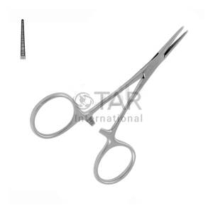 Fórceps para arteria de micromosquitos, pinza quirúrgica recta de 10,0 cm, fórceps rectos para mosquitos de acero inoxidable, instrumentos médicos - Product Image 1