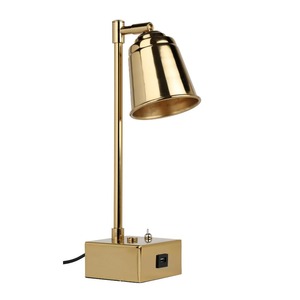 โคมไฟตั้งโต๊ะโลหะดีไซน์พรีเมี่ยมไฟเน้นความหรูหราเหมาะสำหรับห้องนอนห้องนั่งเล่นหรือของตกแต่งพื้นที่ทำงานที่ทันสมัย - Product Image 4