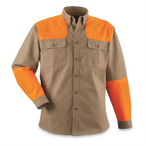 Camisa de caza de calidad superior de tamaño personalizado superventas 100% tela Original camisas de tiro para hombres al aire libre Upland - Product Image 3