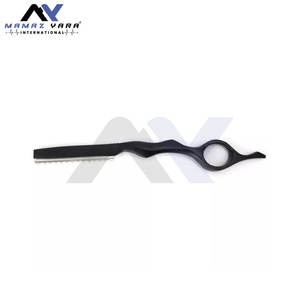 Rasoir à lame unique en acier inoxydable pour hommes, rasoir à lame droite pour la coupe de cheveux professionnelle et la coiffure - Product Image 3