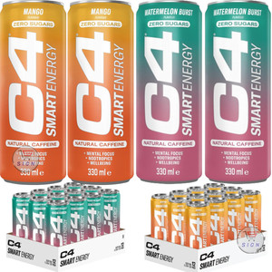 Bebida Energética C4 Sin Azúcar, Bebida de Alto Rendimiento, Lata de 500 ml, Paquete de 12, Sabor a Chicle, para un Estilo de Vida Activo - Product Image 3