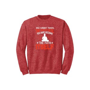 Sweat-shirt en coton mélangé Bouddha Thèmes Imprimer 12 options de couleur Style décontracté 260-280 GSM Placement de conception personnalisable pour l'hiver - Product Image 6