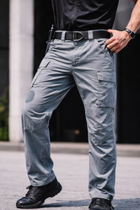 Pantalones Cargo de Senderismo Deportivos Casuales de Invierno para Hombre, Tejidos, Planos, de Secado Rápido, Impermeables, de Nailon, Unisex, Transpirables, Tácticos, de Cintura Media - Product Image 2