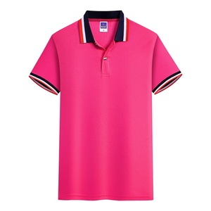 เสื้อโปโลสำหรับผู้ชายเสื้อกอล์ฟผ้าโพลีเอสเตอร์100% เรียบพิมพ์ลายปักโลโก้ OEM ODM - Product Image 2