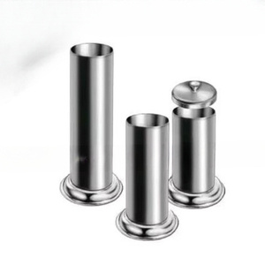 Frasco de metal con logotipo personalizado de la mejor calidad superior, instrumentos de esterilización quirúrgica de acero inoxidable de 30mm x 90 mm - Product Image 6