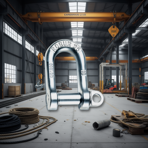 Grilletes de Elevación Rectos de Tipo Ancho de Acero al Carbono con Recubrimiento de Zinc - Product Image 3