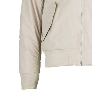 Veste décontractée coupe-vent automne-hiver personnalisée 2025 pour hommes, manteau à manches longues, bombardier d'automne avec décoration brodée, traitement brut - Product Image 5