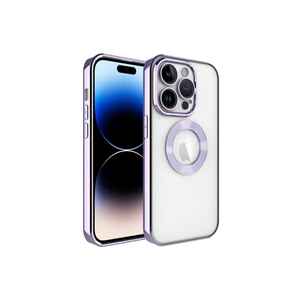 Coque en silicone premium Netzy pour iPhone 14 Pro SAFA Omega avec protection de l'appareil photo, découpe de logo, compatible avec les modèles A12 ProMax Plus, emballée - Product Image 1