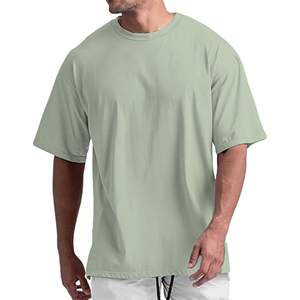 Camisetas de Hombre de la Mejor Calidad, Camiseta Lisa con Bolsillo en el Pecho, Camiseta de Manga Corta de Algodón, Fábrica de Ropa OEM ODM - Product Image 2