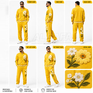 Trajes Deportivos de Chenilla Bordada Resistentes y Ligeros, Ropa Casual, Trajes Deportivos de Chenilla Bordada - Product Image 3