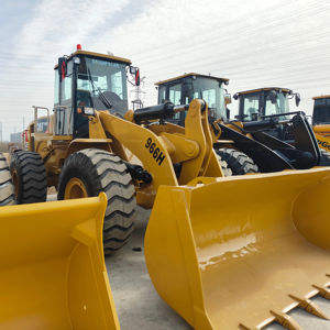 Cargador hidráulico grande Original Caterpillar usado de alta calidad 950H 950G 966H con motor de componente de núcleo de caja de cambios de Motor Original - Product Image 1