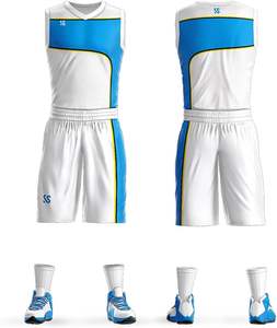 Equipo de baloncesto personalizado desgaste de la sublimación baloncesto Jersey uniforme Set - Product Image 4