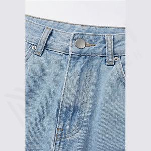 Pantalones Vaqueros de Mezclilla para Hombre 2025, Pantalones Ajustados, Vaqueros Ajustados para Hombre, Venta al por Mayor de Fábrica, Transpirables, Rectos, Servicio OEM - Product Image 4