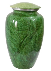 Urnes funéraires en aluminium de qualité supérieure pour adultes, couleur grise, avec autocollant drapeau américain pour cendres humaines - Product Image 5