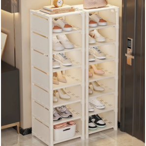 Durevole moderno scarpiera Cabinet convertibile ed estensibile materiale PP per la casa soggiorno mobili impilabili - Product Image 2