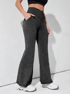 Mallas de yoga sin costuras de LICRA para mujer, pantalones de yoga personalizados, leggings sin costuras de contorno - Product Image 2